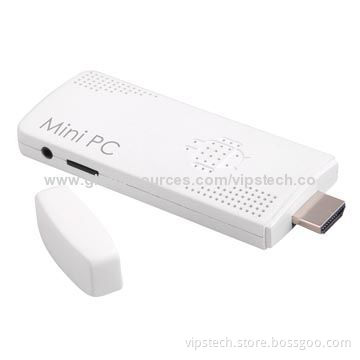 Android-based TV Dongle with Rockchip RK3066 Dual-core Cortex-A9 1.6GHz, 1,080P Supported
